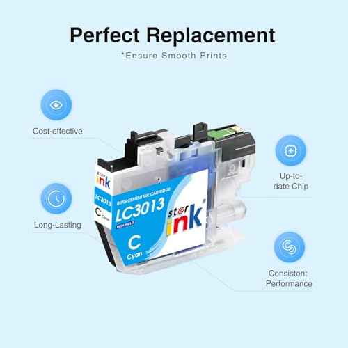 LC3013 Ink Cartridges BK/C/M/Y 10-Pack High Yield Replacement for Brother LC3013 Ink Cartridges Work with Brother MFC-J497DW MFC-J491DW MFC-J690DW MFC-J895DW Printer,LC3011 Ink cartridges BK/C/M/Y