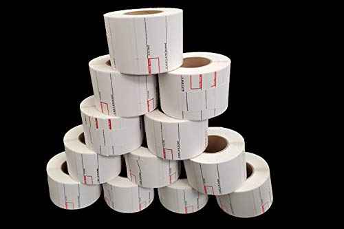 Aquos C.A.S Scale Label. All Made in USA. All Different Sizes (24 Rolls, #8020)