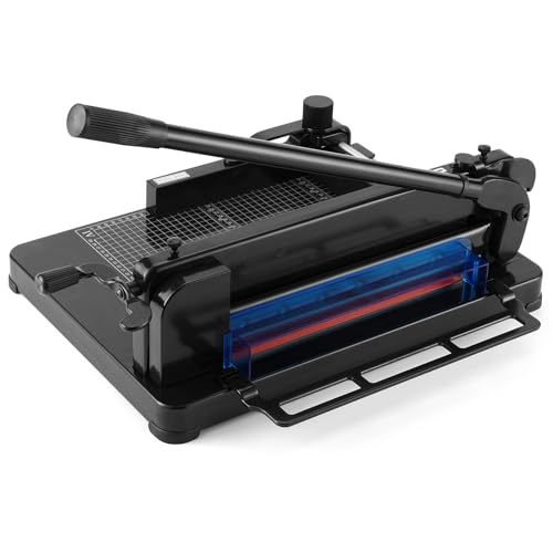 NOKAPIN Heavy Duty A4 Paper Cutter 12 Inch Guillotine Black for Office & Crafts