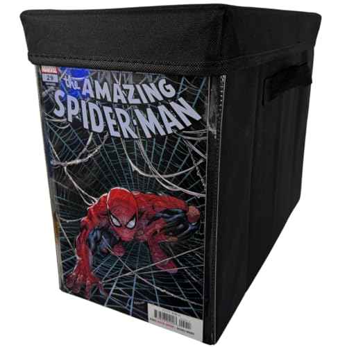 Comic Vision Comic Book Storage Box and Comic Book Display [Patent Pending] - Removeable, enclosed top