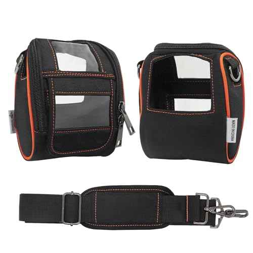 Carrying Case for Zebra ZQ220 ZQ310 ZQ320 - Portable Thermal Label Printer Bag with Shoulder Strap and Belt Clip, Easy Transport and Protection, Convenient Label Access