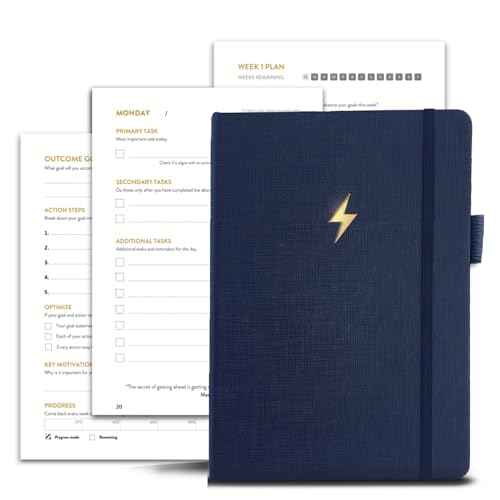 Undated 13-Week Planner to Increase Productivity, Destroy Procrastination, and Time Management. Track Success Habits and Goals, Daily and Weekly