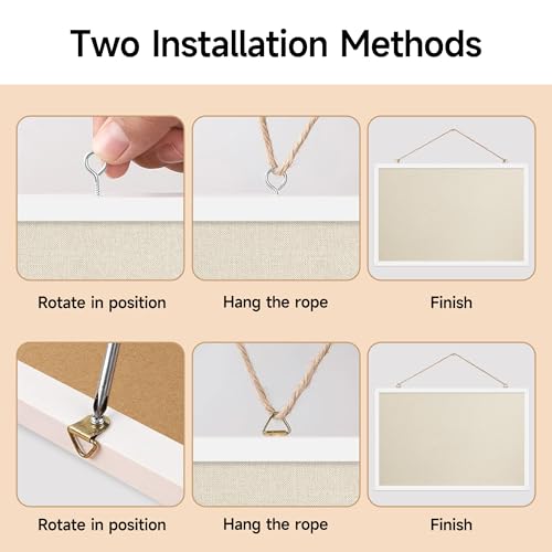 36x24 Natural Wood Frame White Bulletin Board with Cork Surface - Yunihome