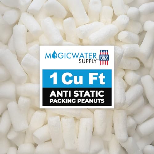 MagicWater Supply Packing Peanuts for Shipping - Bio Tube 1 Cu Ft