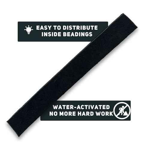 5FT Water Activated Flood Barriers for Home Door, Sandless Sand Bags for Anti Flood Control, Alternative Sandbag for Rain Protection, Absorbent Prevention for Garage & Basement (4-Pack)