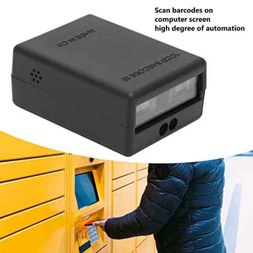 Mini 1D USB Barcode Scanner Portable CCD Reader Compatible with PC Phones Tablets