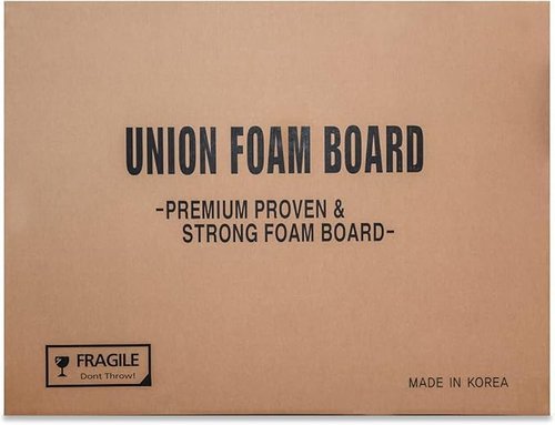 Union Strong Foam Board 24X36 3/16" 5-Pack : Matte Finish High-Density Professional Use, Suitable for Presentations, Signboards, Arts and Crafts, Framing, Display (White, 24 x 36 x 3/16")