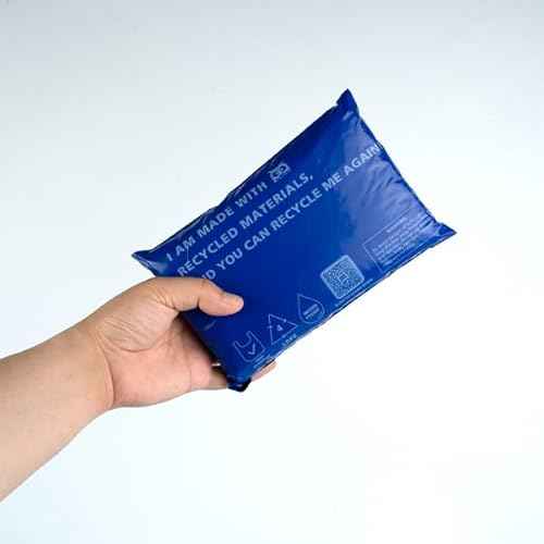 Owlpack Eco Friendly 2 MIL Blue Recycled Mailers (6" x 9", pack of 500)