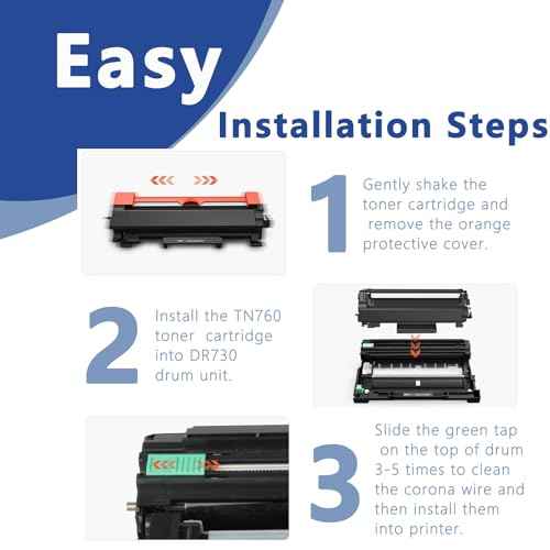 OKGO DR730 Drum Unit 2 Pack (Not Toner) Compatible Replacement for Brother DR-730 DR760 760 Drum Compatible with HL-L2350DW HL-L2370DW HL-L2395DW HL-L2325DW MFC-L2750DW MFC-L2710DW L2690DW