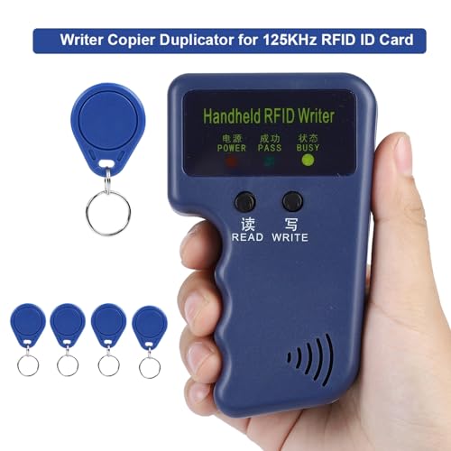 Portable RFID Handheld Duplicator for 125KHz ID Cards & Key Fobs