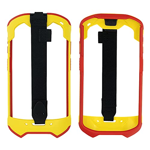 IYOUBOL Rugged Protective Case with Hand Strap for Zebra TC51 TC52 TC56 TC57 (Red+Yellow)