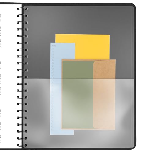 AT-A-GLANCE 2026 Appointment Book Planner, Daily, 8" x 11", Large, Two Person Group, Black (702220526)