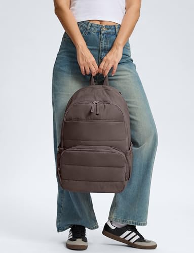 Uselike Travel Backpack for Women, 15.6 Inch Laptop Backpack, Quilted