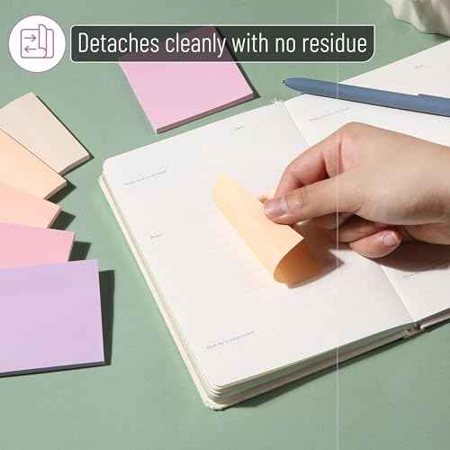Mr. Pen- Sticky Notes, 3¡±x3¡±, 12 Pads, 600 Sheets, Colorful Sticky Notes 3x3, Sunset Sorbet