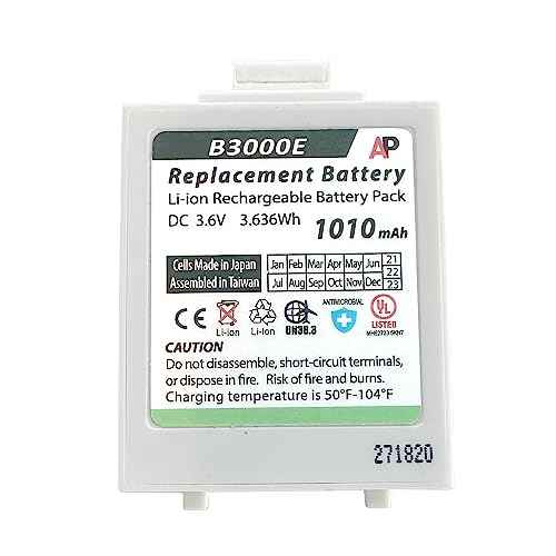 Artisan Power White Replacement Battery for Vocera Communications Badge | 1010 mAh | Best for Vocera B3000, B3000E, B3000N Model | Replace Battery Number 230-02021, 230-01925