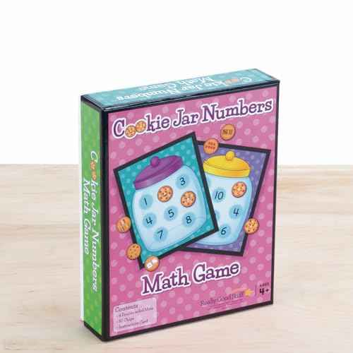 Really Good Stuff Cookie Jar Number Identification and Subitizing Math Game - Pre-K - Kindergarten Activity, Homeschool and Classroom Supplies, Counting Toys