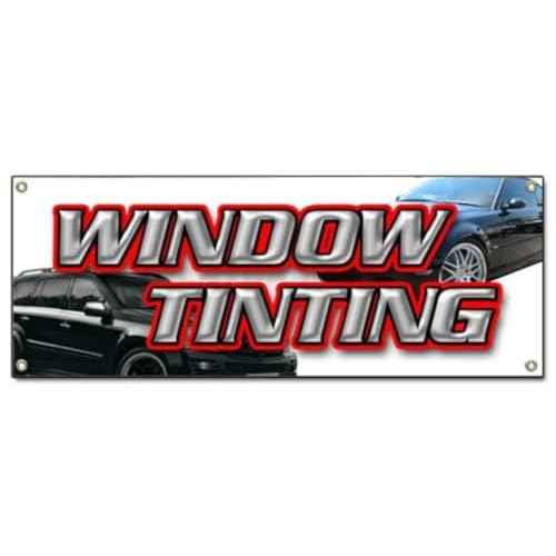 72" Window TINTING Banner Sign car Tint Film roll Signs