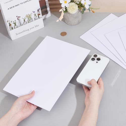 Benecreat 5 Sheets 30x20cm White Foam Boards 3mm for Crafts Art Display