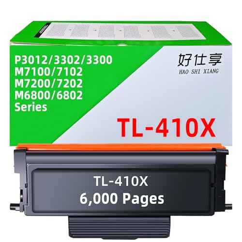 TL-410X Toner Cartridge Compatible with Pantum TL-410 TL-410H DL-410 for M7100DW,P3010DW,P3012DW,P3302DW,M7120DW,M6800FDW,M6802FDW,M7200FDW, M7202FDW Series Printers (TL-410X-6000pages)