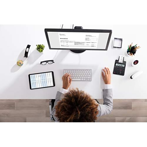Casio HR-170RC Plus ? Mini Desktop Printing Calculator | Check & Correct, Cost/Sell/Margin, Dual-Color Print | Ideal for Taxes, Bookkeeping & Accounting Tasks