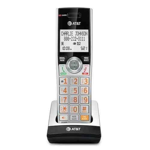 AT&T CL80107 Additional Handset for CL82x07, CL82x57, CL82x67, CL83x07, CL84x07 Series Cordless Phone