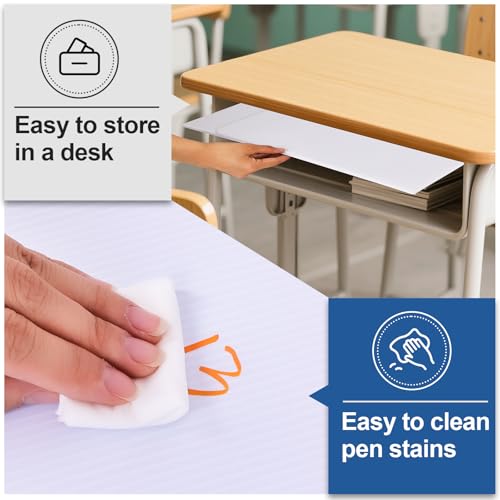 ZYINOZOC 2 Pack Black Desk Dividers for Students, Privacy Screens for Testing