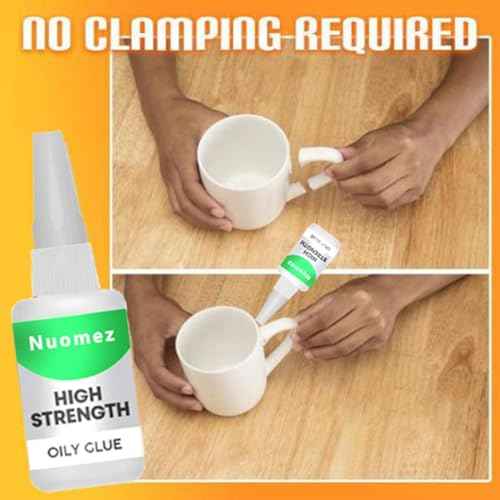 High Strength Oily Glue,Universal Super Glue,Welding High-Strength Oily Glue, Used for Quick Repair of Metal, Plastic, Wood, Glass, Jade and So On (2pcs)