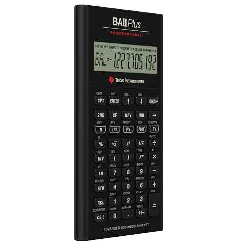 Texas Instruments BA II Plus Professional Financial Calculator
