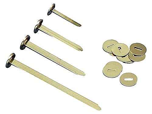 ACCO Solid Brass Fasteners, 1 1/4 Inch Capacity, 100 Count, (A7071505)