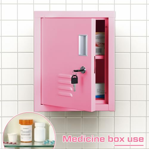 Suzile Lockable Storage Cabinet Metal Steel Organizer Lockers for