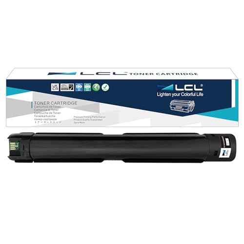 LCL Compatible Toner Cartridge Replacement for Xerox WorkCentre 7120 7125 7220 7220I 7225 7225I 006R01457 7120 7125 7220 7220I 7225 7225I Color Printer (1-Pack Black)