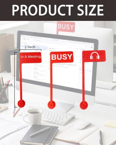 JODUY 3-Pack Office Busy Status Indicator Lights - Do Not Disturb Desk Signs