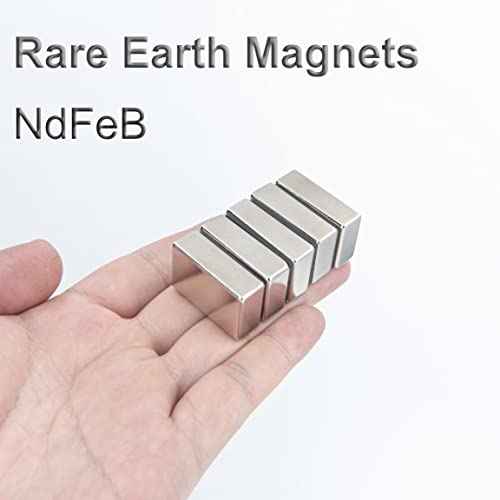 Realth Magnets Rare Earth Magnetic Rectangular Neodymium Magnet for Research Industrial Purposes Educational(MC728)