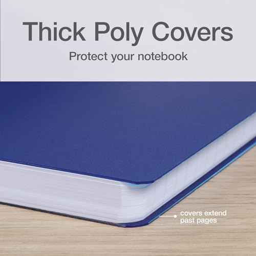 Oxford Poly Spiral Notebooks, Small 5.7" x 8.5" Book, Thick Poly Cover, White Paper, College Rule, 80 Sheets/160 Pages, Jewel Tones, 4 Pack (69720)