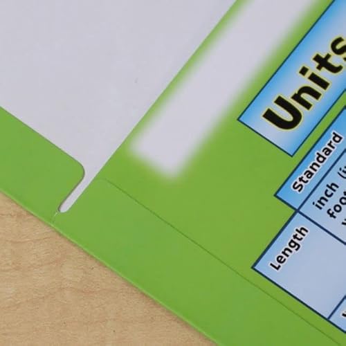 Really Good Stuff Intermediate Math Resource 4-Pocket Folders - Set of 12