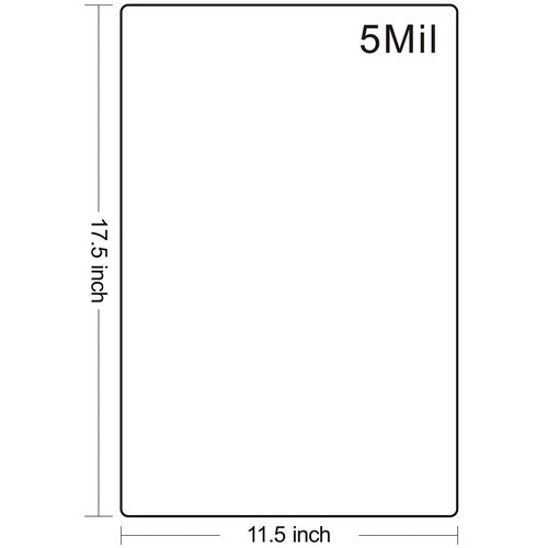 Ktrio 50 Pack 5 Mil 11 x 17 Inches Laminating Sheets, 200 Pack 3 Mil 8.5 x 11 Inches Thermal Laminating Pouches