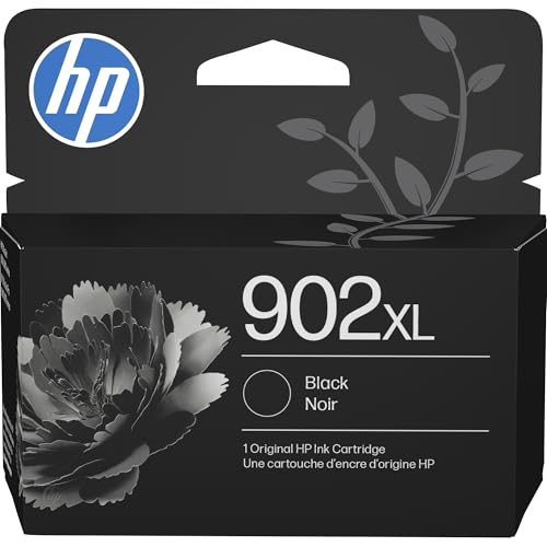 HP 902XL Black High-Yield Ink Cartridge 1 Pack for OfficeJet & Pro Series