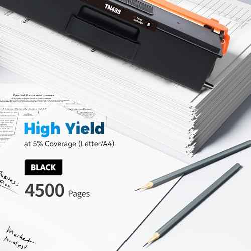 TN433 TN431 Toner Cartridge Replacement for Brother TN433 TN431 TN-433 TN431bk Compatible for Brother MFC-L8900CDW MFC-L8610CDW HL-L8360CDW HL-L8260CDW Printer (Black, 2-Pack)
