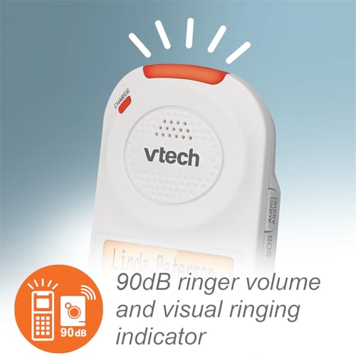 VTech SN5147 Amplified Corded & Cordless Senior Phone with Large Buttons