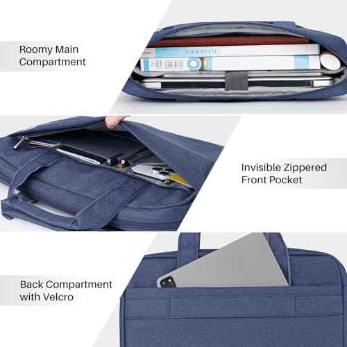 Laptop Shoulder Bag 15.6 16 17.3 Inch for Men Women,Waterproof Computer Carrying Case Messenger Bag Briefcase Work
