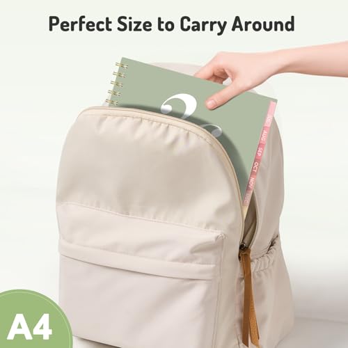 Forvencer Academic Planner 2026-2027 Green 8.5x11 Inch Jul 2026-Jun 2027