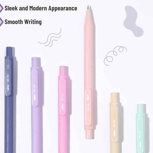 Mr. Pen- Pastel Mechanical Pencil Set with Lead Refills & Erasers, 6 Pack, 3 Sizes, 0.5 0.7 & 0.9mm, Aesthetic Mechanical Pencils Set, Pastel Mechanical Pencils