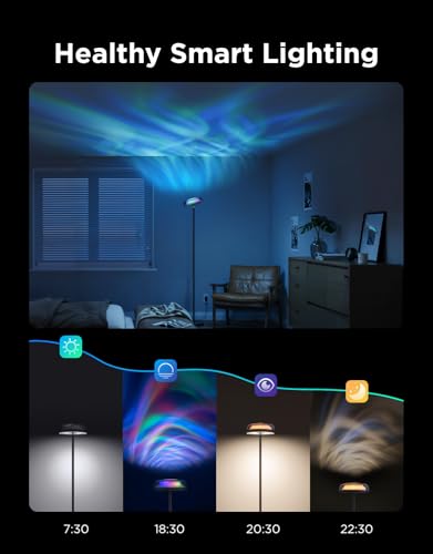Govee RGBIC Floor Lamp with Ripple Projector for Living Room