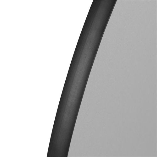 Flash Furniture 47.5" Half Circle Wave Collaborative Grey Thermal Laminate Activity Table - Standard Height Adjustable Legs