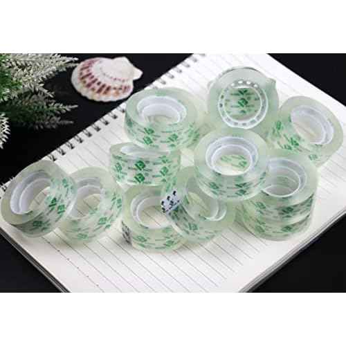 BOMEI PACK 96Rolls Crystal Clear Tape Refills for Dispenser, Bulk Transparent Office Tape for Home and School, 3/4Inch x 1000 inch