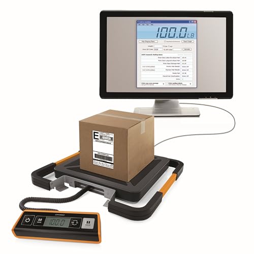 DYMO S400 Digital USB Shipping Scale 400 lb Capacity Portable Heavy Package Weighing