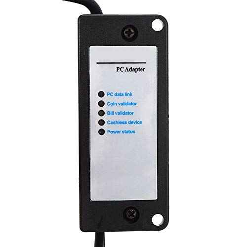 Sonew Mobile Card Terminal for Contactless Payments, MDB Payment Device to PC Converter Bill Acceptor Round Collector USB Adapter Interface Box