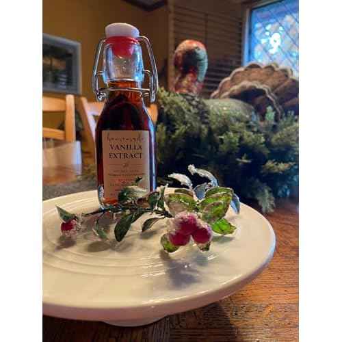 48 Pack Kraft Homemade Vanilla Extract Stickers 1.5¡¿2 inch Square Vanilla Instruction Labels Madagascar Vanilla Beans and Vodka Extract Stickers for Handcrafted Vanilla Bottles,Jar Kitchen Pantry