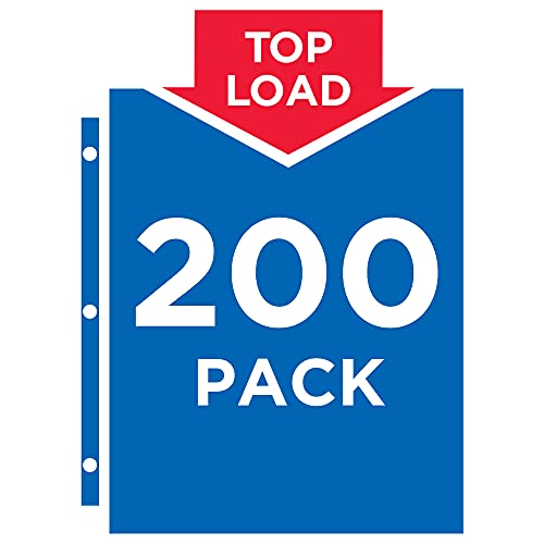 Avery Diamond Clear Heavyweight Sheet Protectors, Easy Load, 200 Document Protectors (74400)
