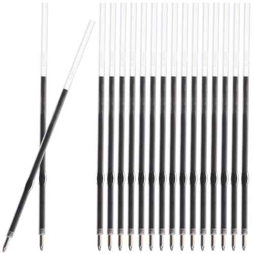 Retractable Ballpoint Pen Refills 30 Pieces 1mm, Medium Point 4.2 Inch Black Ink Refills Smooth Writing for Click Pens